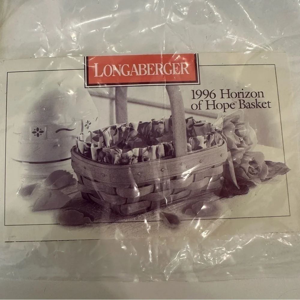 Nwt LONGABERGER Horizon of hope mini basket